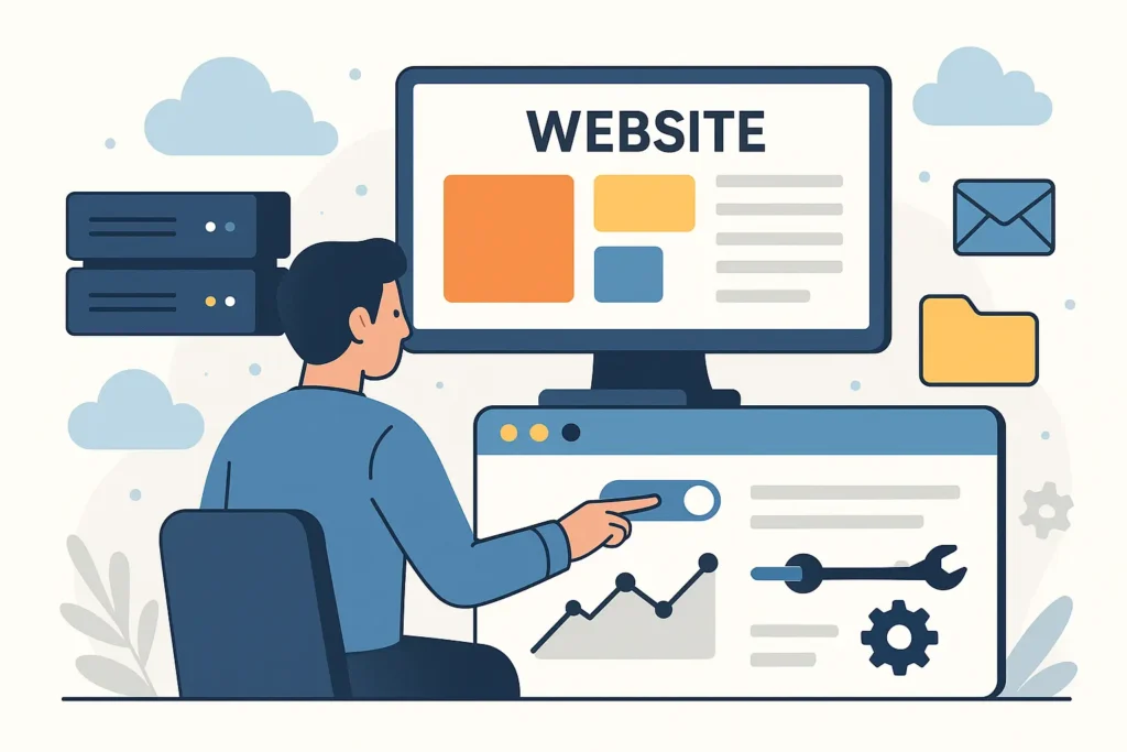 Website-Management-Interface