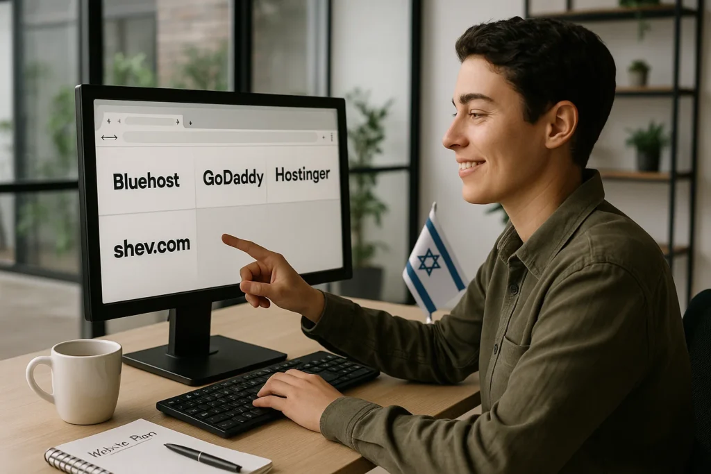 Israeli-Business-Owner-Choosing-Hosting-Provider